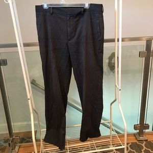 perry ellis striped black suit pants size 34/32